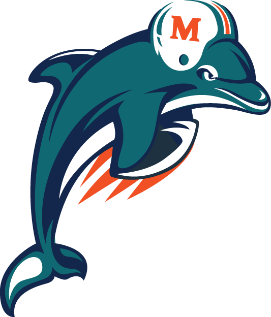 Miami Dolphins 1997-2012 Alternate Logo iron on paper